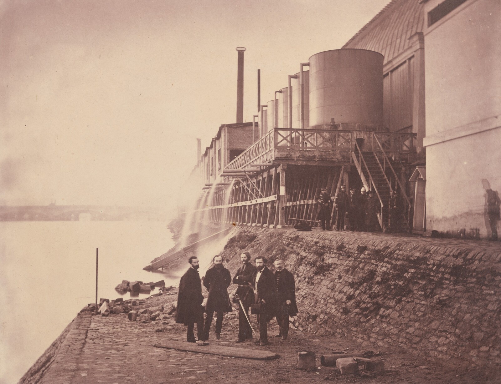 Water Tanks Outside of Annex, Paris Exposition Universelle