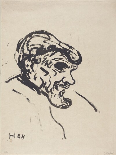 Head of a Man (Bartiger Mann)