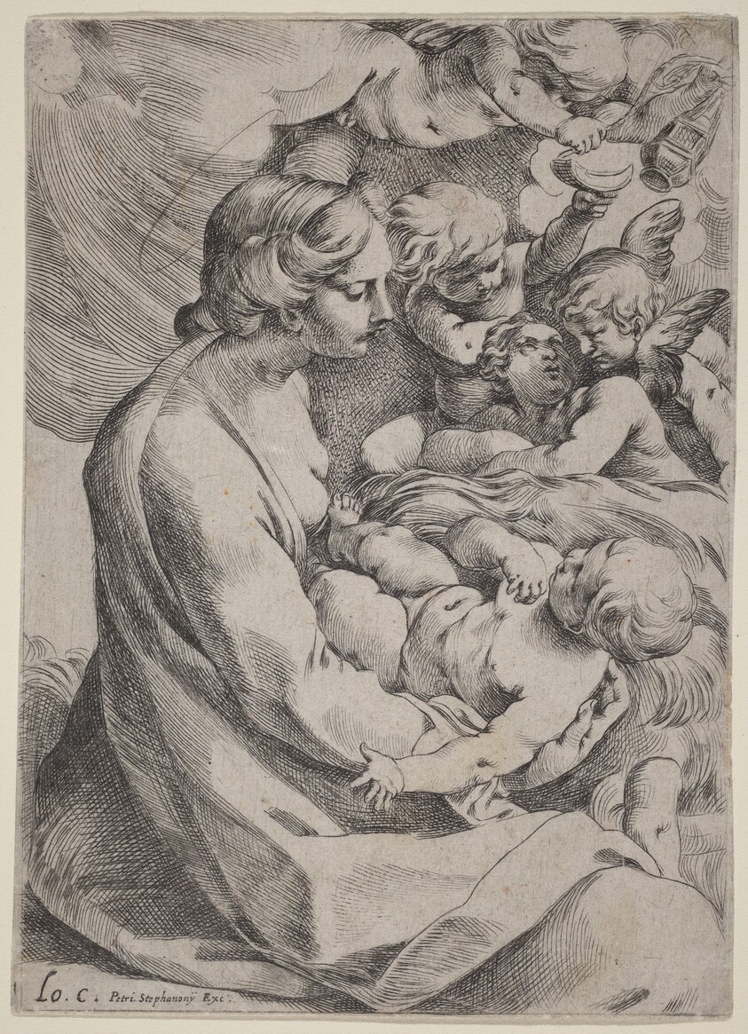Madonna and Child with Angels