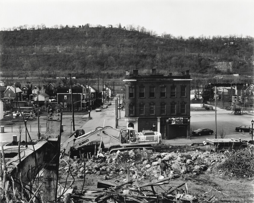 Fifth Street Tavern and UPMC Braddock Hospital on Braddock Avenue