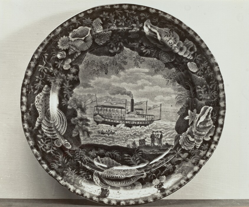 Plate - "Steamer, Union Line"