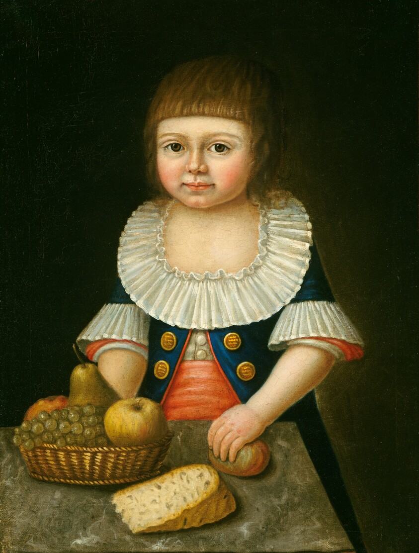 Boy with a Basket of Fruit