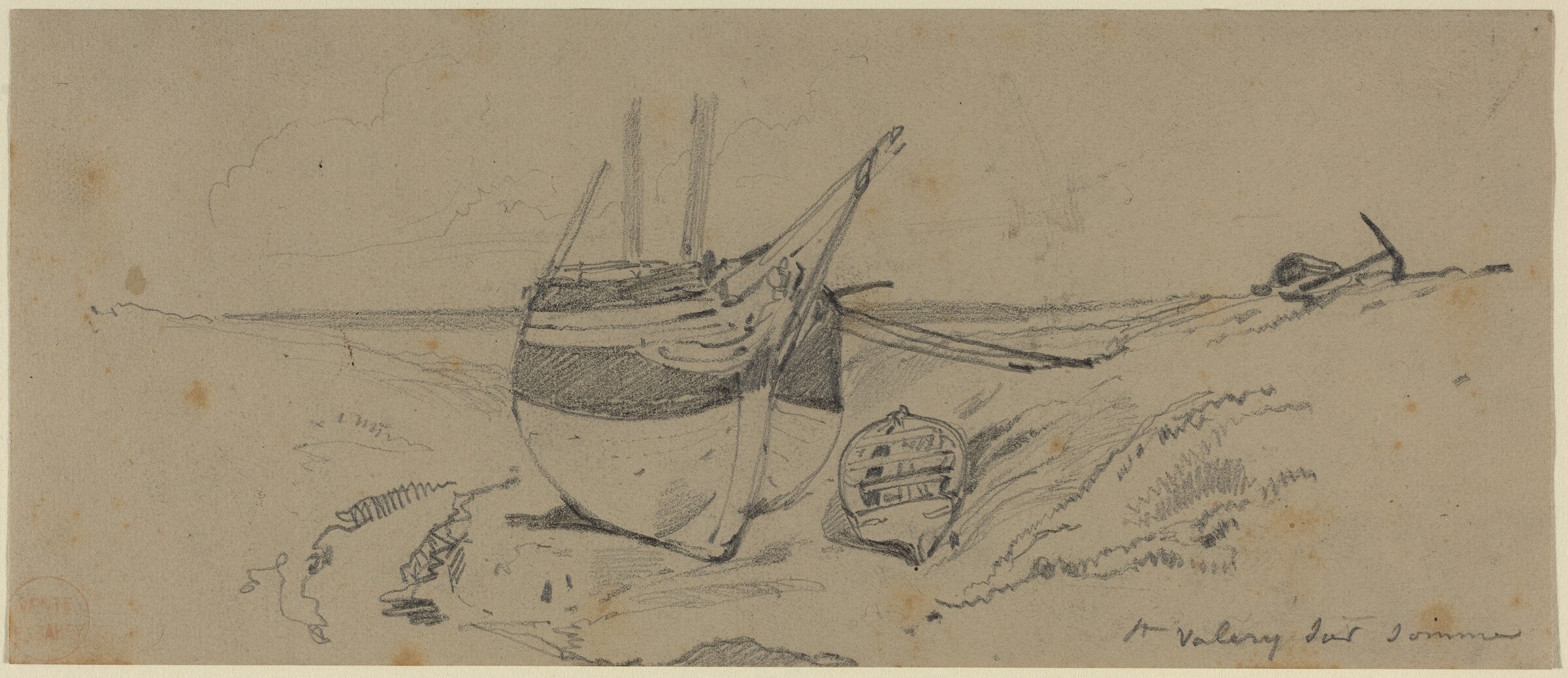 St. Valery sur somme, Eugène Isabey