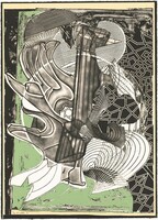 The Fossil Whale, Frank Stella, 1991