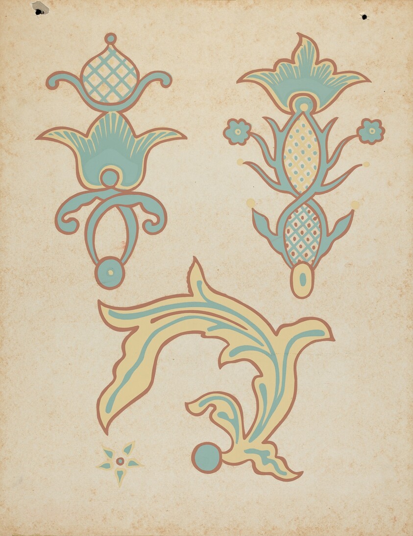 San Juan Capistrano Mission Altar Dome from the portfolio "Decorative Art of Spanish California"