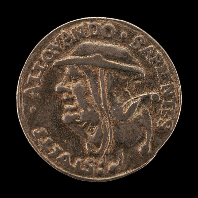 Satirical Head of a Cardinal [reverse]