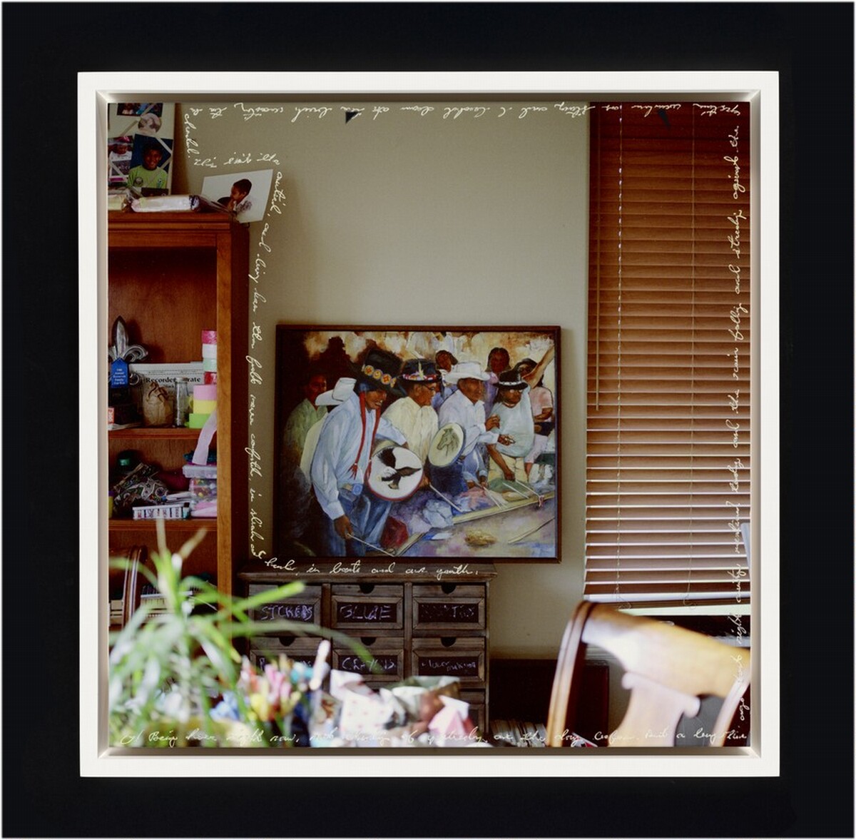 O! Being here right now, not thinking of yesterday or the day before. But a long time ago last night aunty mentioned today and the rain falling and streaking against the upstairs window as Stacey and I looked down at the birch waiting to be climbed. This isn't the outside, and being here then felt more comfortable, in slicks and hoods, in boots and in our youth.