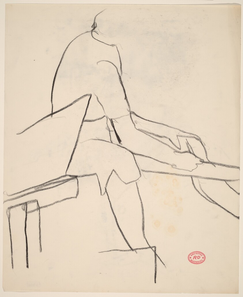 Untitled [seated figure]