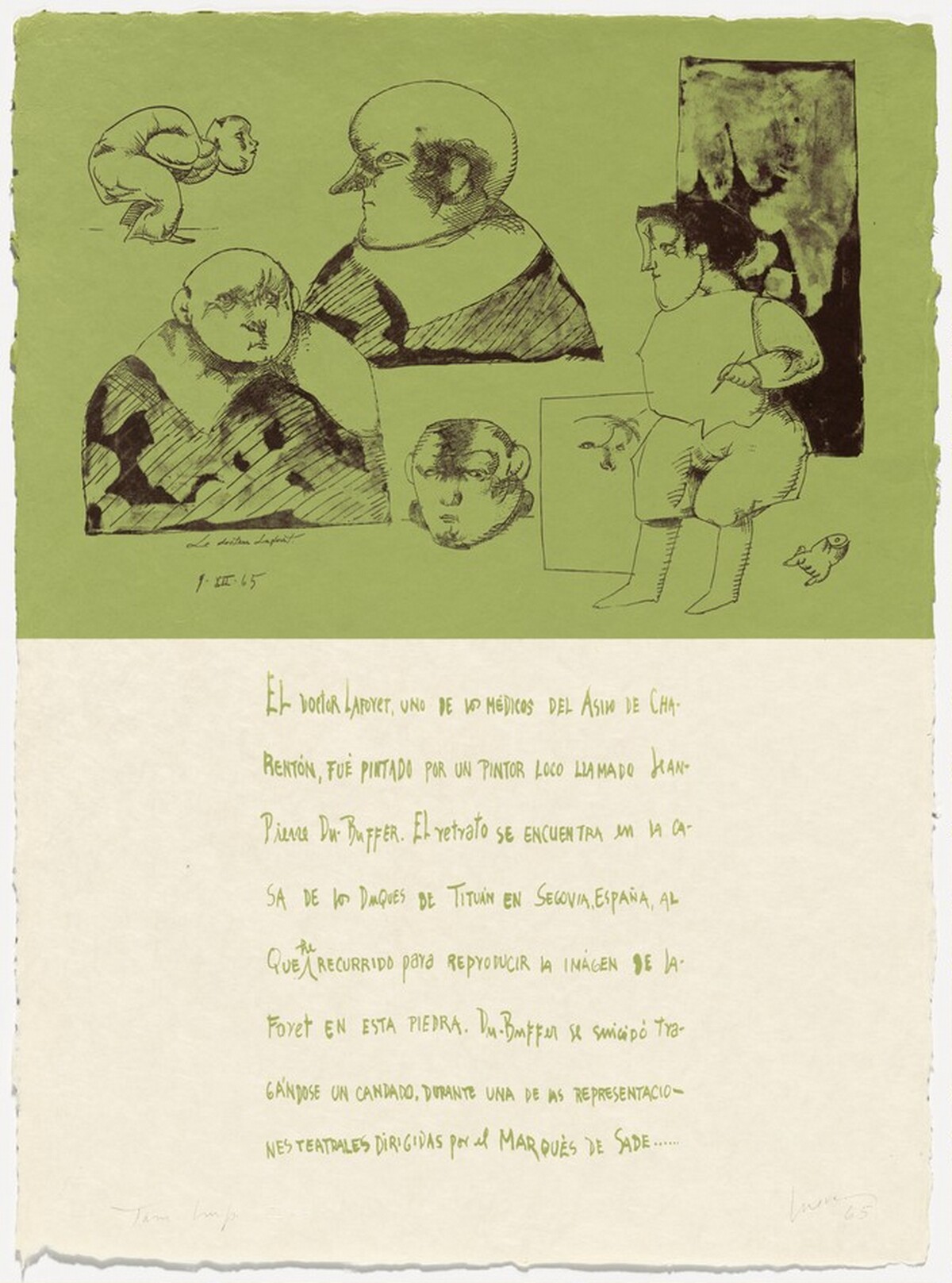 Doctor Laforet and His Patients from Charenton