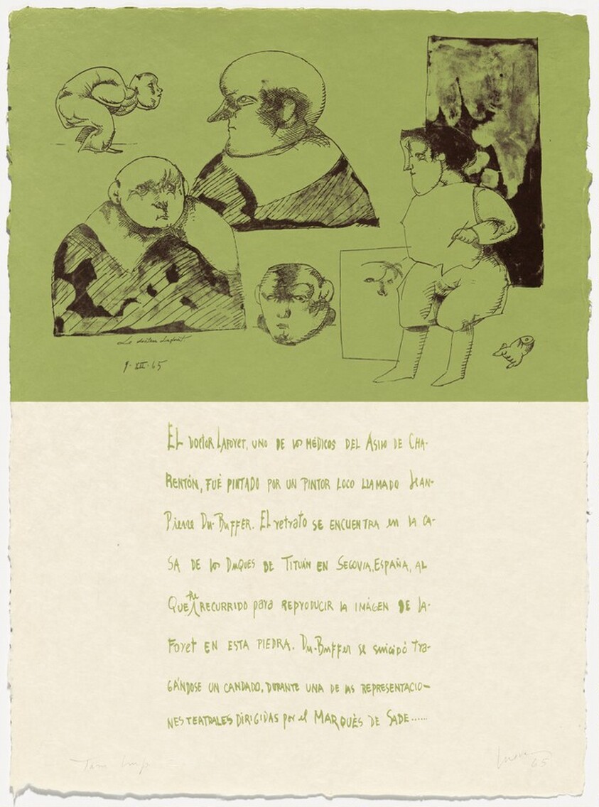 Doctor Laforet and His Patients from Charenton