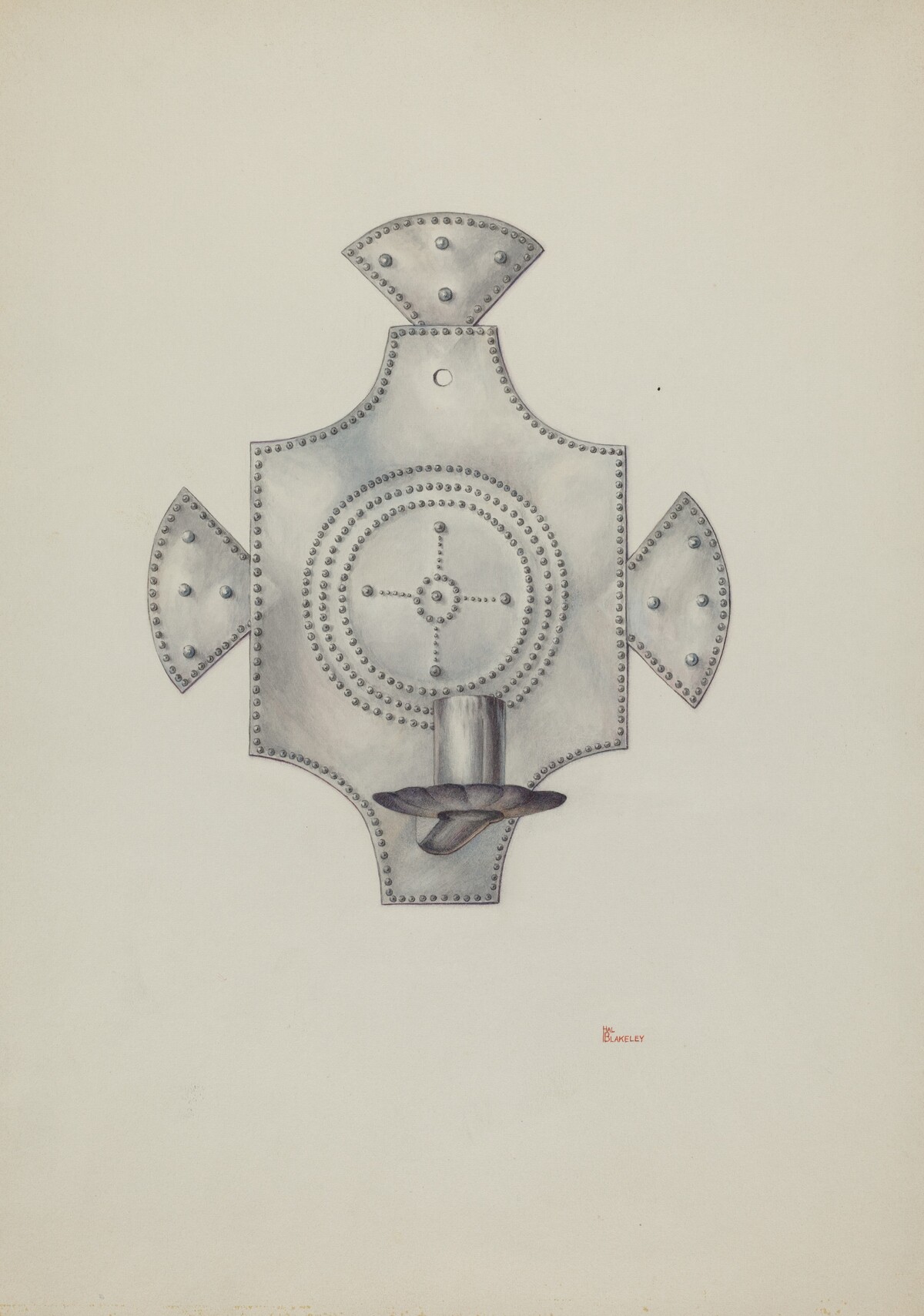 Candleholder (Candelero) Cut Tin