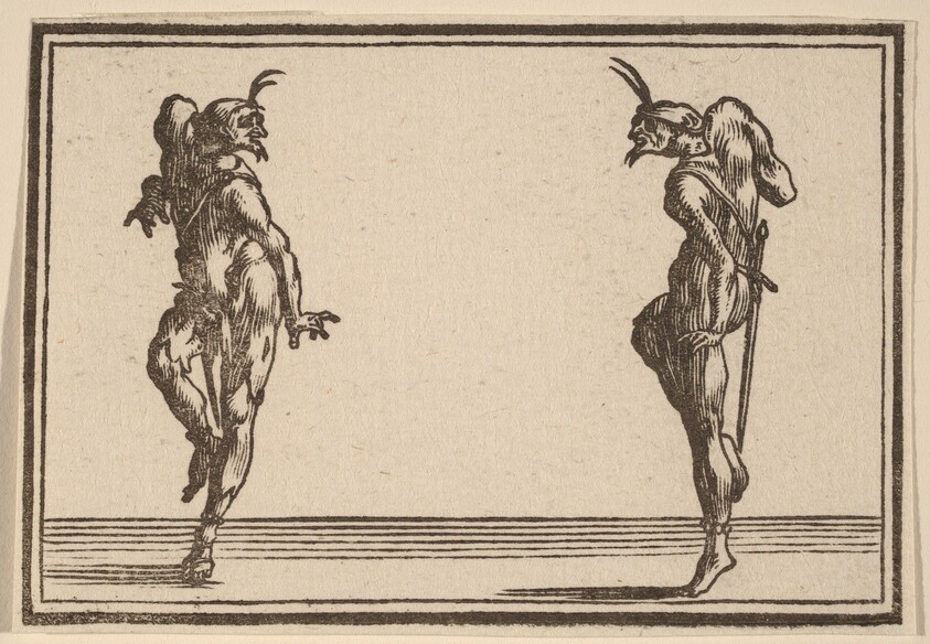 Two Pantaloons Dancing