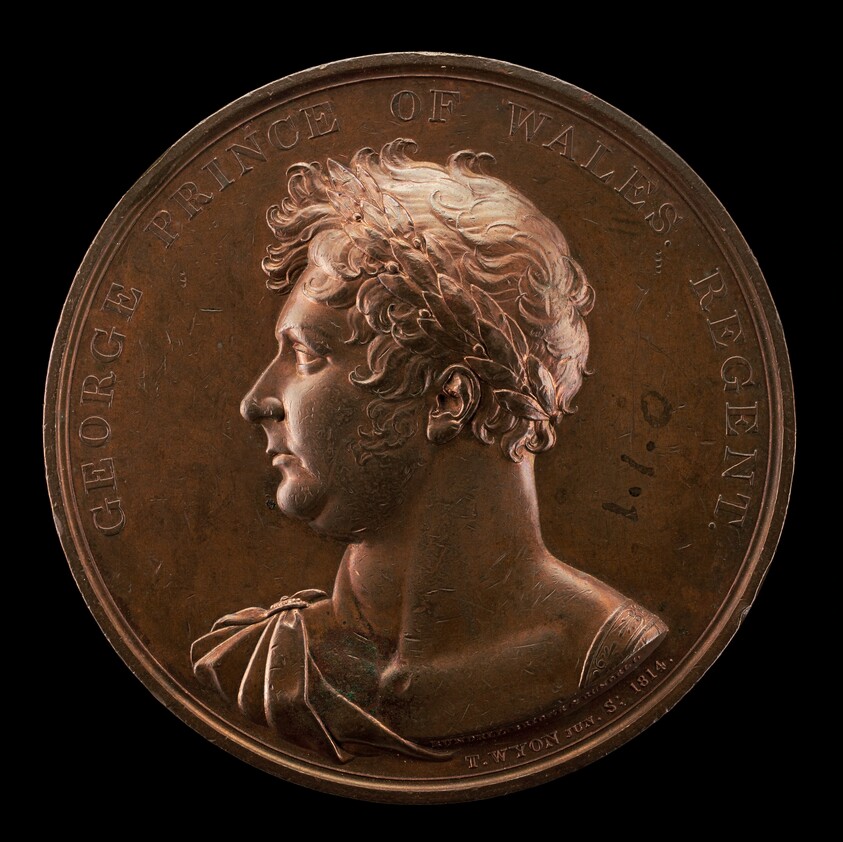 George, 1762-1830, Prince of Wales, King George V 1820 [obverse]