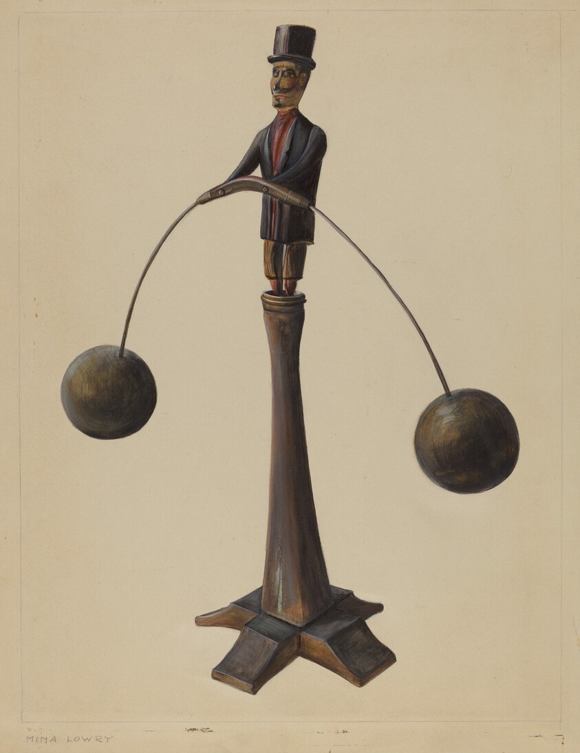 Pa. German Balancing Man