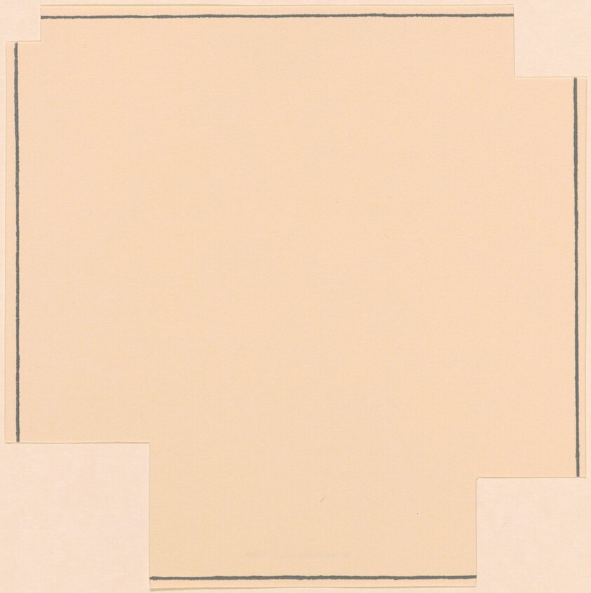 A Square with Four Squares Cut  Away from Rubber Stamp Portfolio