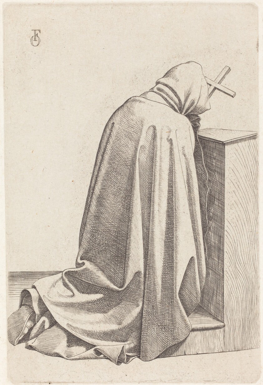 Praying Monk