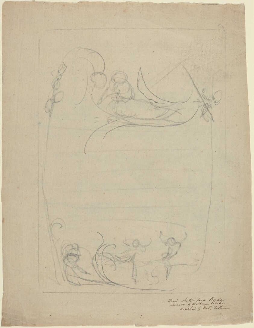 An Armed Man Spurning a Woman [recto]