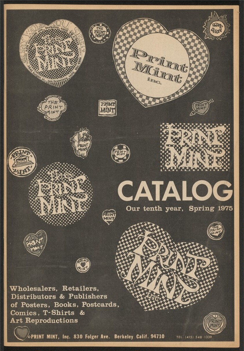 Print Mint Catalogue, Spring 1974