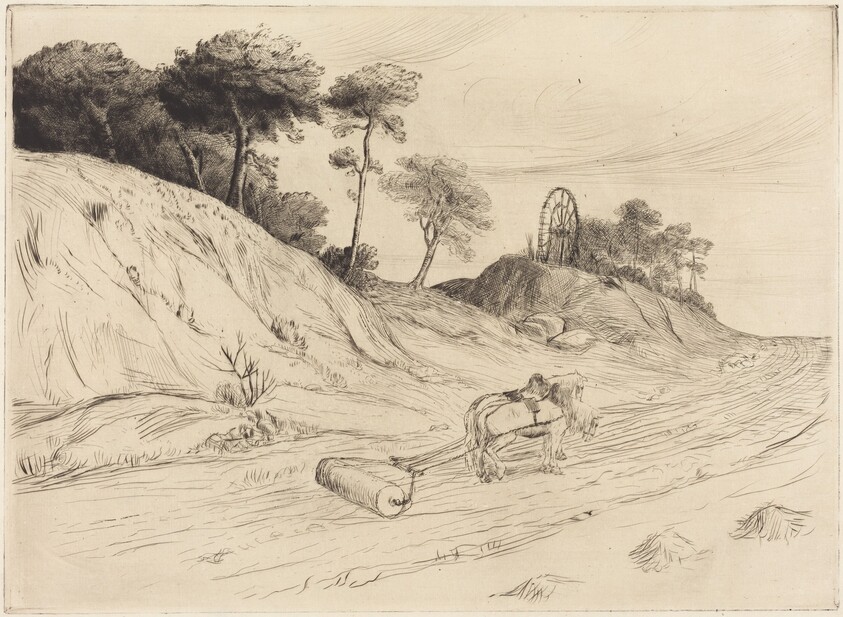 Landscape with Roller (Le paysage au rouleau)