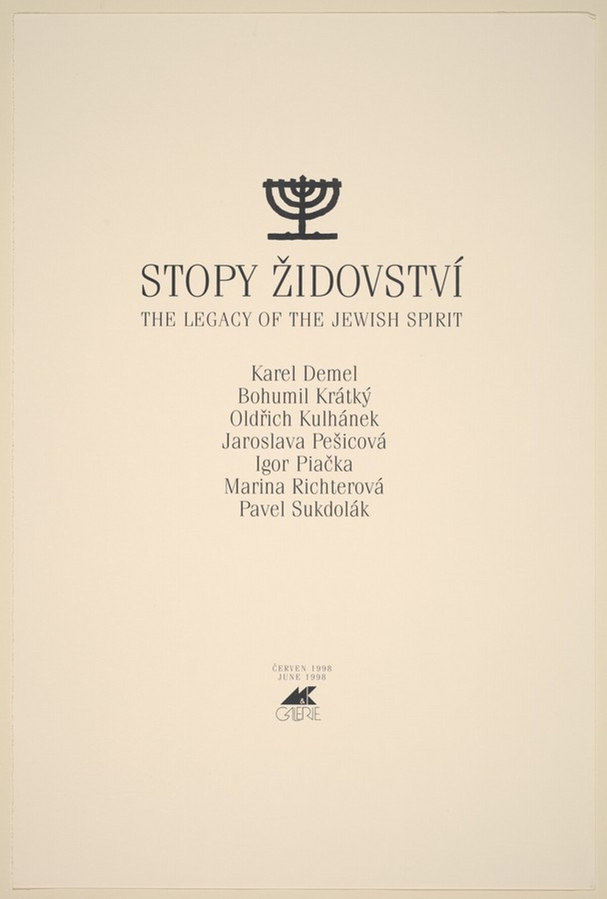 Stopy Zidovství (Legacy of the Jewish Spirit)