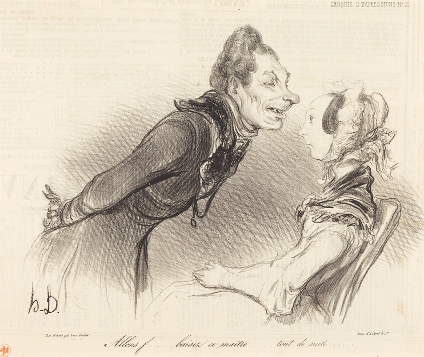 Allons... baisez ce maitre... tout de suite...