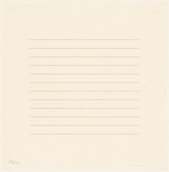 The image displays ten evenly spaced horizontal lines on a plain background.