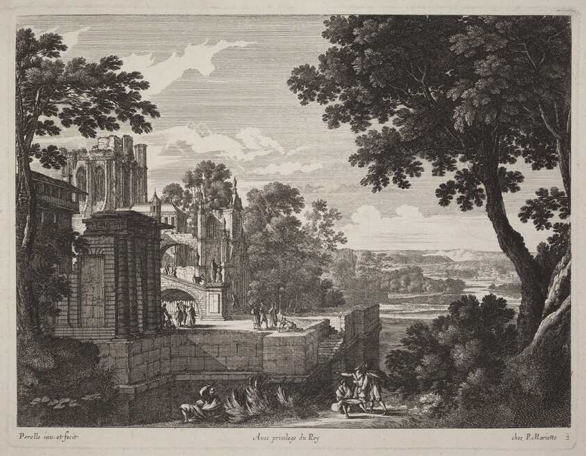 Large Landscape with a Ruined Abbey