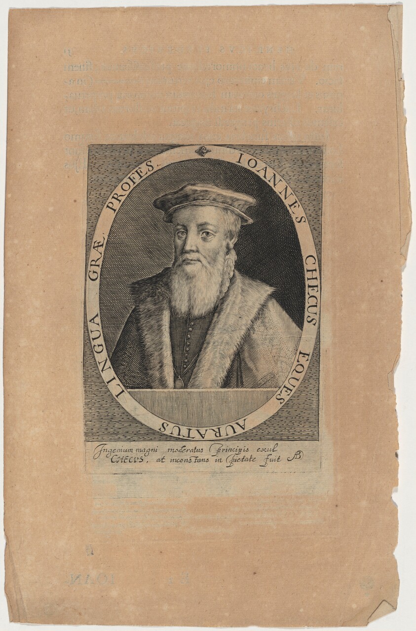 Sir John Cheke, Tutor to Edward VI