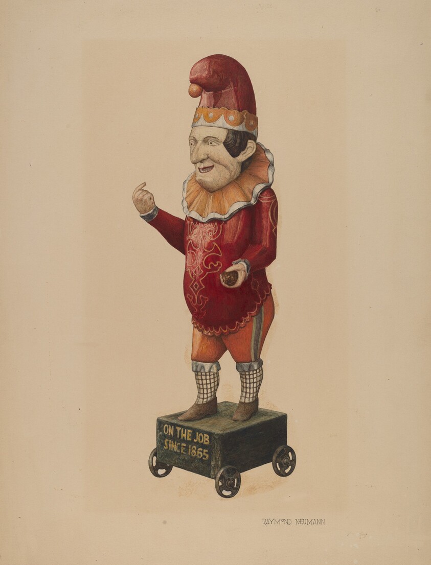 Cigar Store Figure: "Punch"