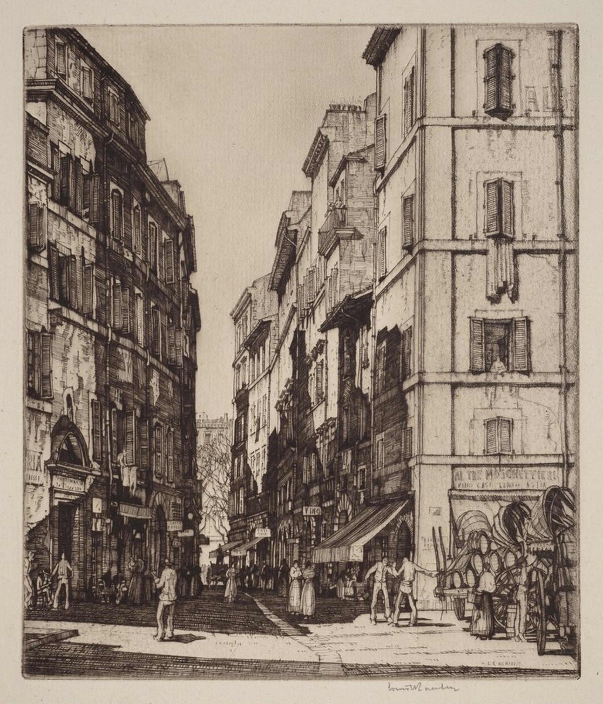 Via del Pianta, Rome, Louis Conrad Rosenberg, 1928