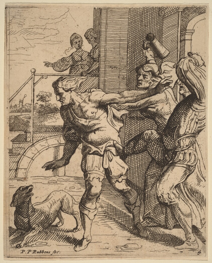 The Prodigal Son Driven from the Tavern