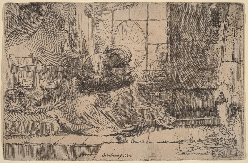 The Virgin and Child with the Cat and Snake