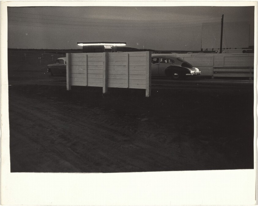 Drive-in theater--Wyoming or Nebraska