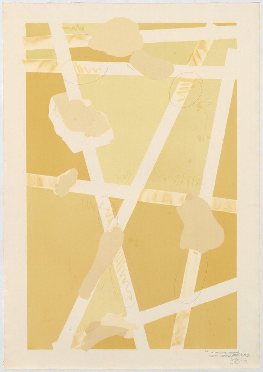 Four Panels from Untitled 1972 [D panel, working proof 17]