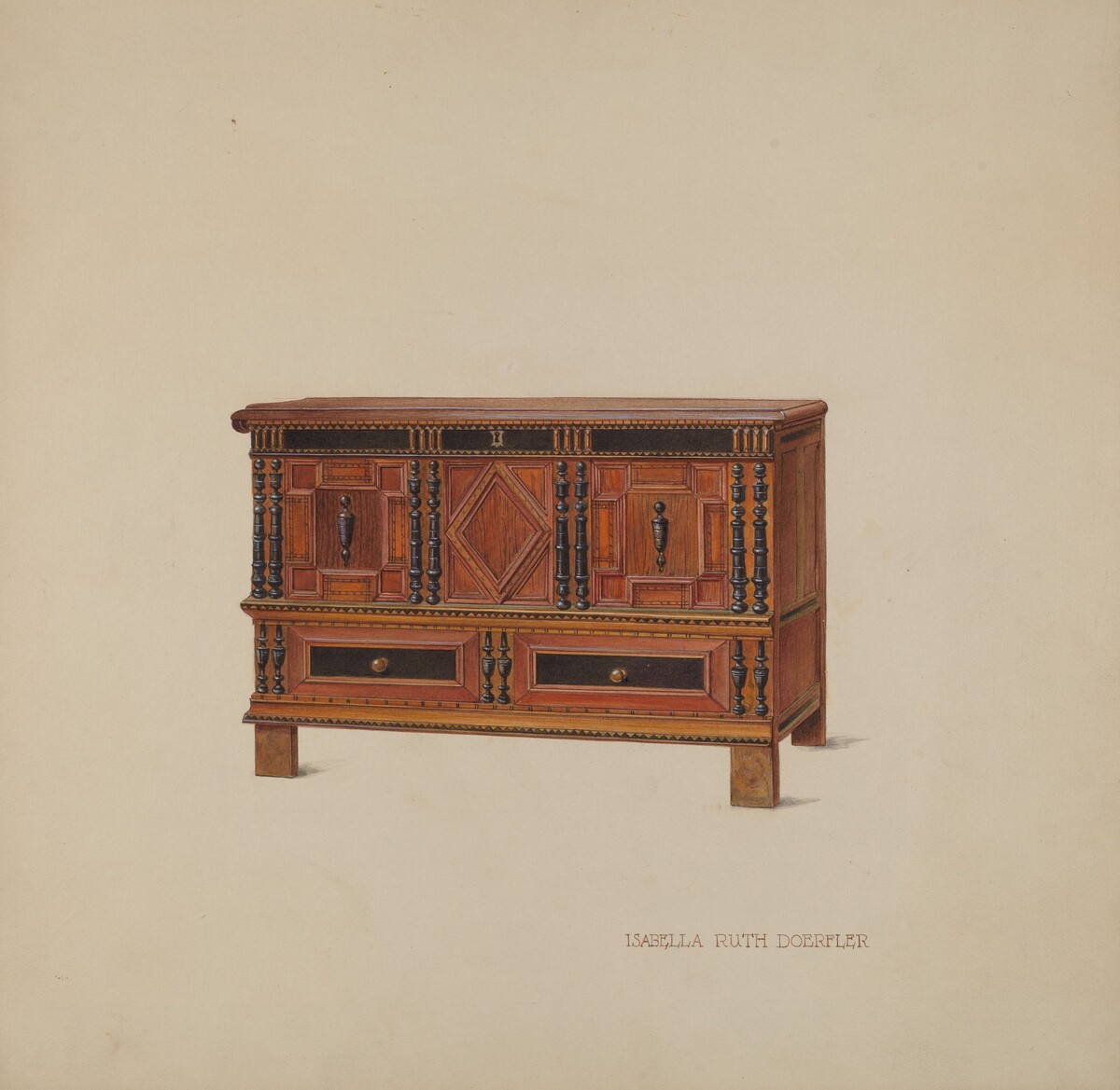 Chest with Two Drawers