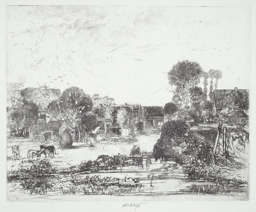 Farmyard in Normandy