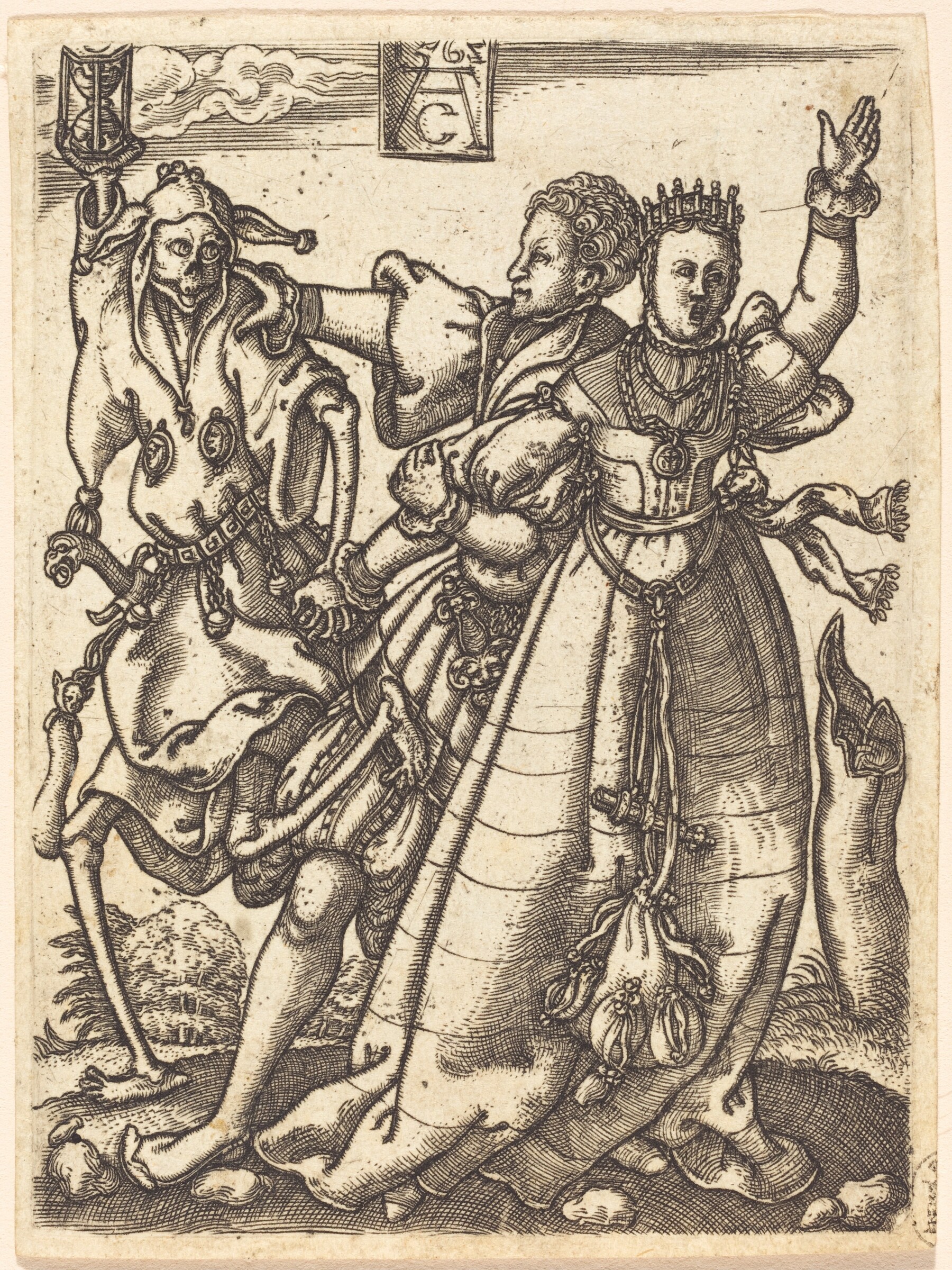Dance of Death V, Allaert Claesz, 1562
