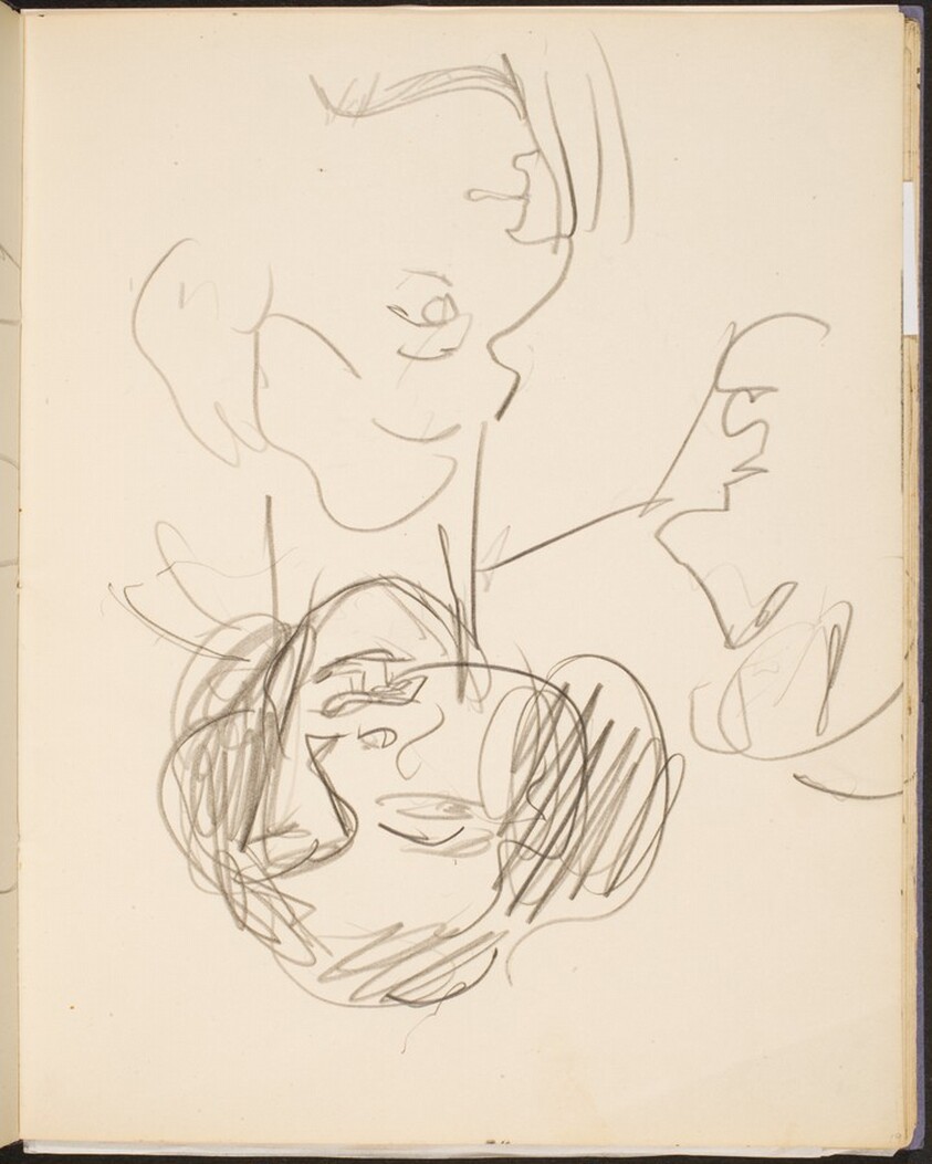 drei Studienköpfe (Three Heads) [p. 19]