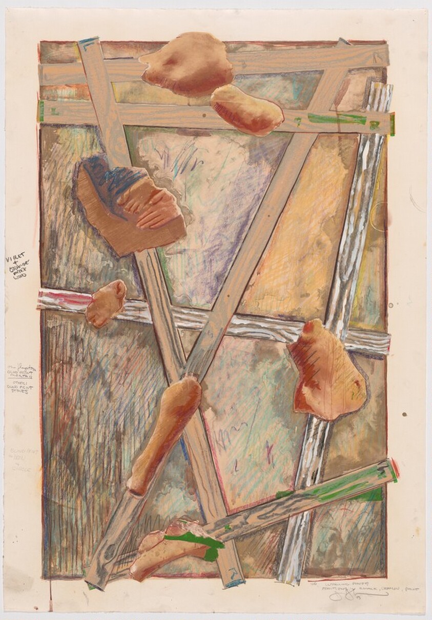 Four Panels from Untitled 1972 [D Panel, working proof 10]