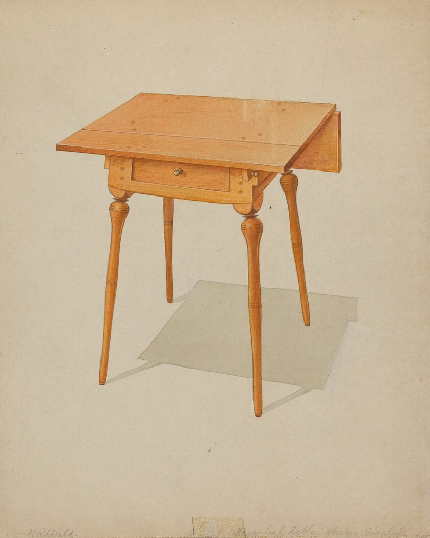 Shaker Drop-leaf Table