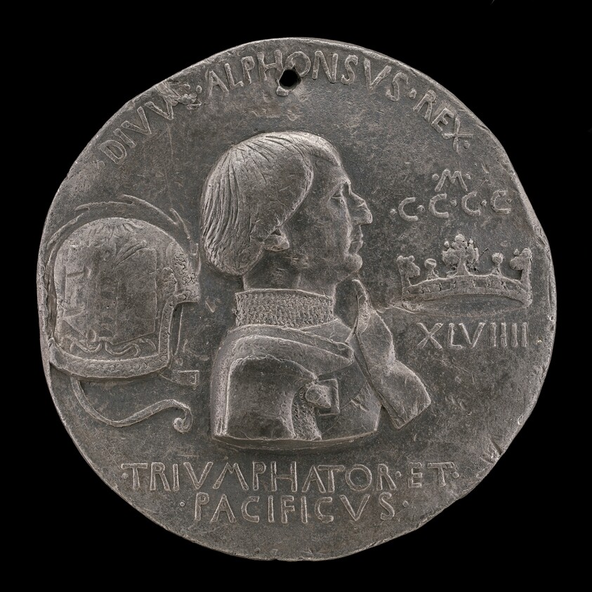 Alfonso V of Aragon, 1394-1458, King of Naples and Sicily 1443 [obverse]