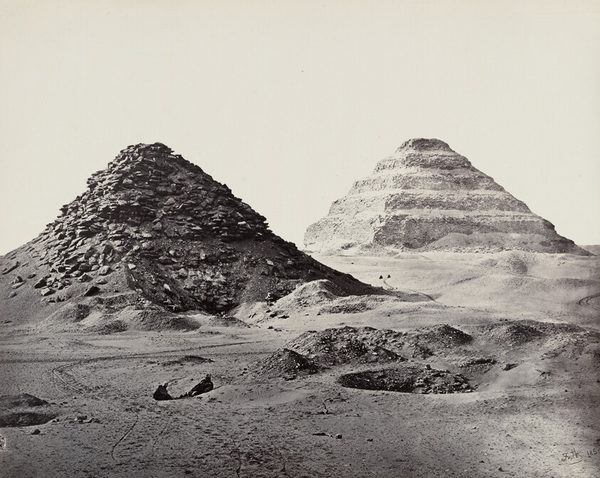 The Pyramids of Saqqara from the North-East