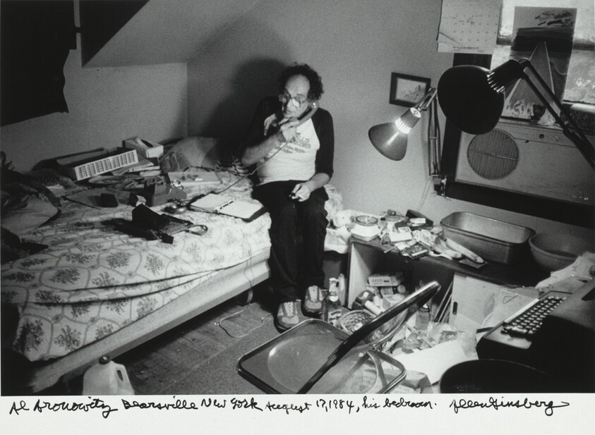 Al Aronowitz Bearsville New York August 17, 1984, his bedroom.