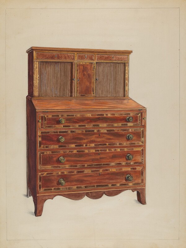 Tambour Desk