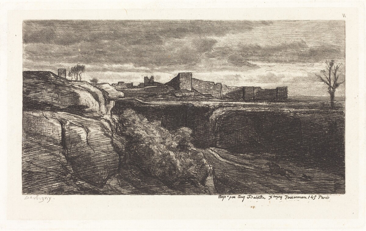 Ruins of the Chateau of Cremieux (Les Ruines du chateau de Cremieux)