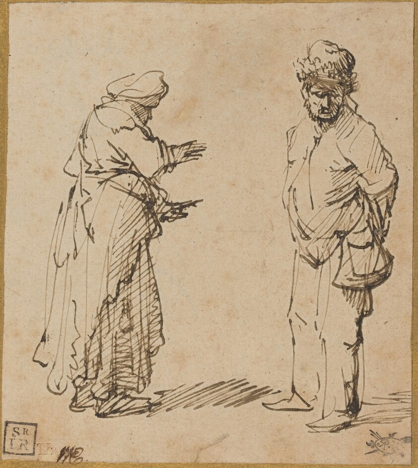 Beggar Man and Woman