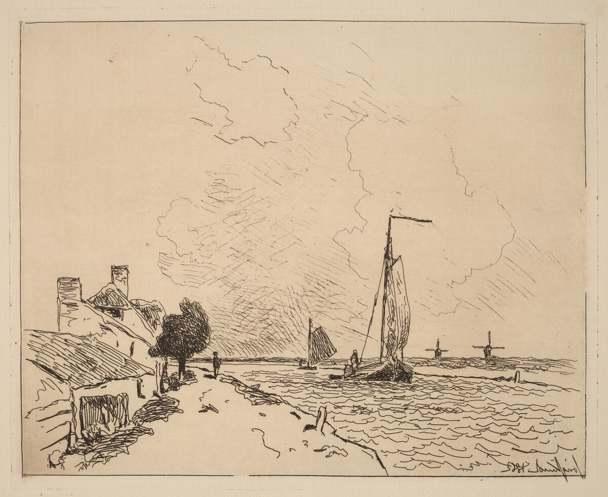 Two Boats at Sail (Les deux Barques a voile)