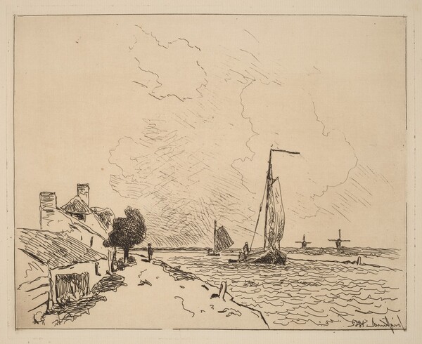 Two Boats at Sail (Les deux Barques a voile)