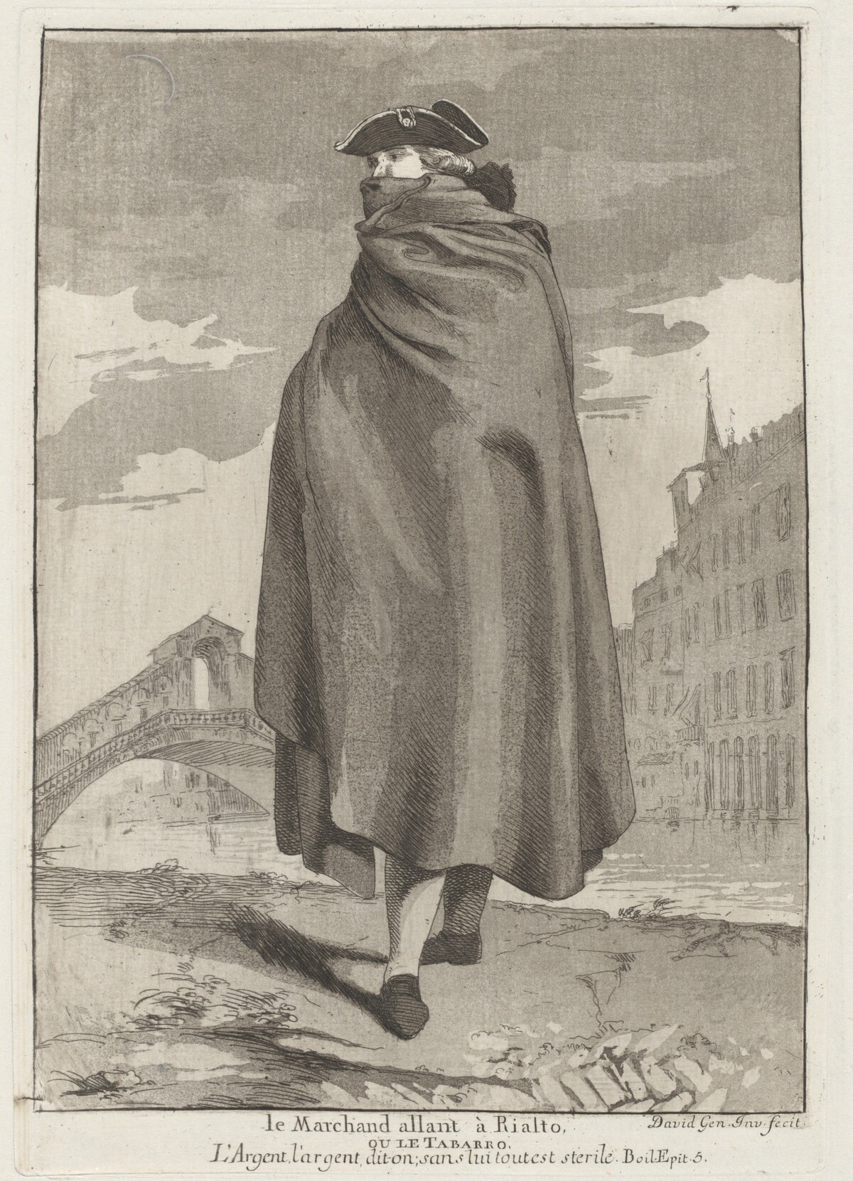 Le Marchand allant à Rialto (The Merchant at the Rialto)