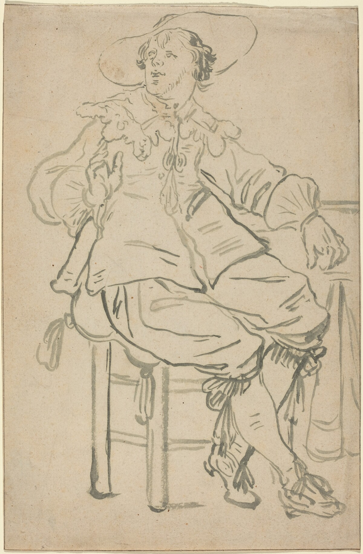 Seated Cavalier